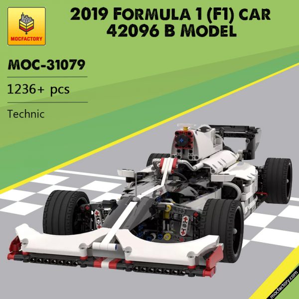 MOC 31079 2019 Formula 1 F1 car 42096 B Model Super Racing Car by GeyserBricks MOC FACTORY 4 - MOULD KING