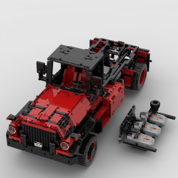 MOC 31430 Us Truck with 32 Speed Gearbox Fully RC Technic by B4 MOC FACTORY 2 - MOULD KING