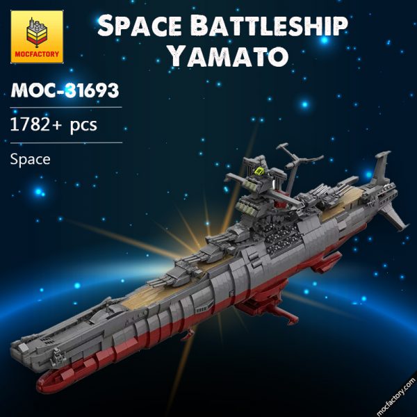 MOC 31693 Space Battleship Yamato by apenello MOC FACTORY 6 - MOULD KING