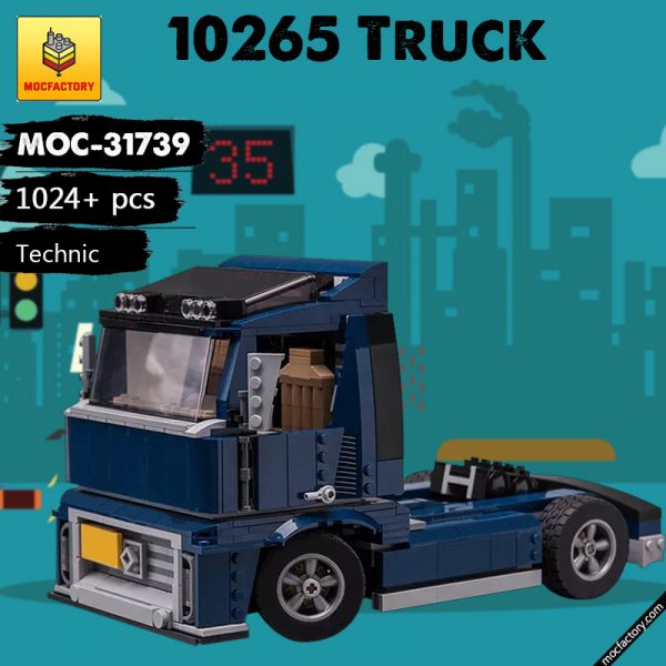 MOC 31739 10265 Truck Technic by Keep On Bricking MOCFACTORY - MOULD KING