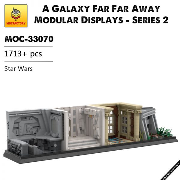 MOC 33070 A Galaxy Far Far Away Modular Displays Series 2 Star Wars by Antbill MOC FACTORY - MOULD KING