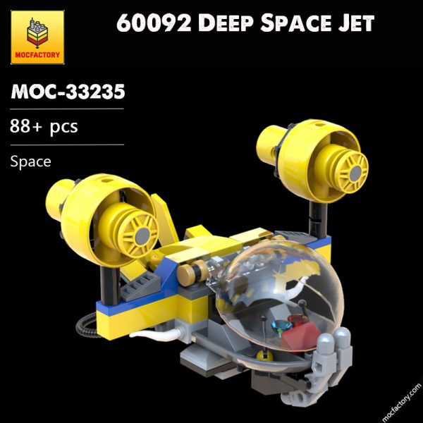 MOC 33235 60092 Deep Space Jet Space by plastic.ati MOC FACTORY - MOULD KING