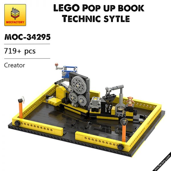 MOC 34295 LEGO Pop up book Technic sytle Creator by OnTheEdge MOC FACTORY - MOULD KING