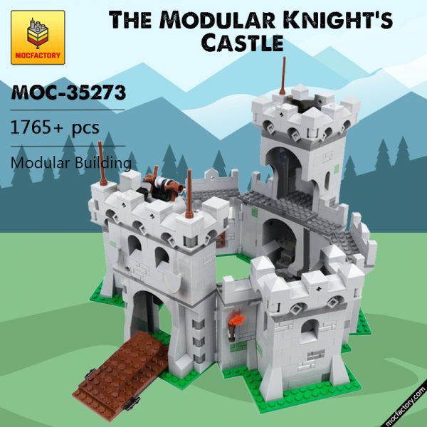 MOC 35273 The Modular Knights Castle Modular Building by klockizbroda MOC FACTORY - MOULD KING