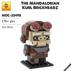 MOC 35498 The Mandalorian Kuiil Brickheadz Star Wars by custominstructions MOC FACTORY - MOULD KING