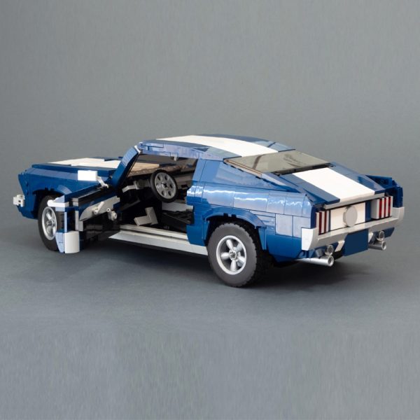 MOC 36174 10265 1967 Ford Mustang GTA Fastback Modification Technic by NikolayFX MOC FACTORY 5 - MOULD KING