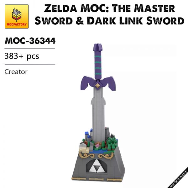 MOC 36344 Zelda MOC The Master Sword Dark Link Sword Creator by SkywardBrick MOC FACTORY - MOULD KING