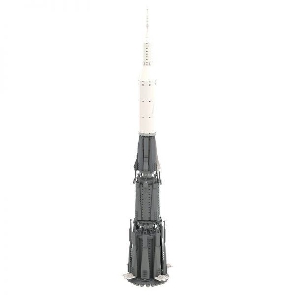 MOC 37172 Soviet N1 Moon Rocket Space by Spangle MOC FACTORY 2 - MOULD KING