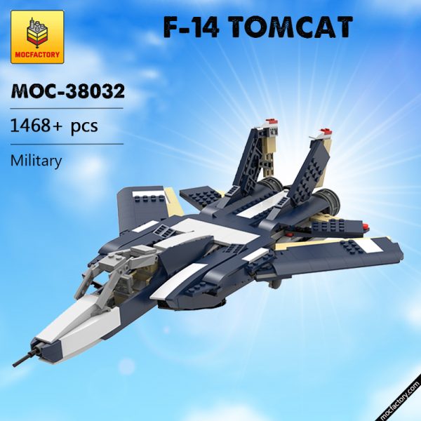 MOC 38032 F 14 TOMCAT Military by ale0794 MOC FACTORY - MOULD KING