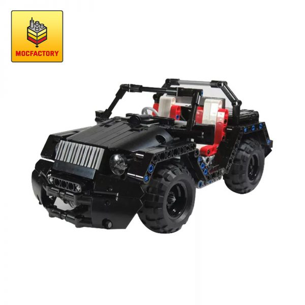 MOC 3879 RC Mini Jeep by Chade MOC FACTORY - MOULD KING