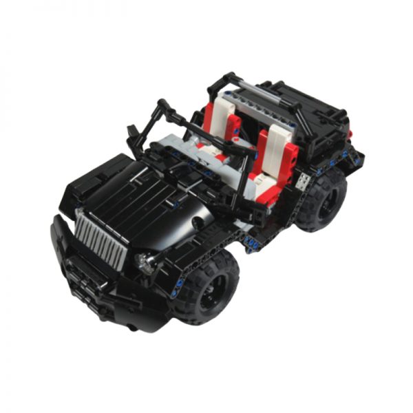 MOC 3879 RC Mini Jeep by Chade MOC FACTORY3 - MOULD KING
