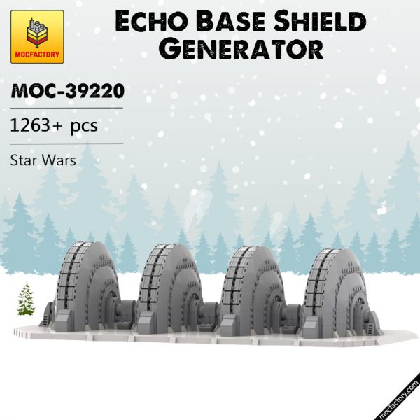 MOC 39220 Echo Base Shield Generator Star Wars by papaglop MOC FACTORY - MOULD KING