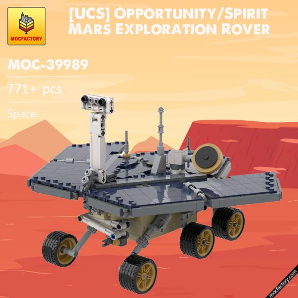MOC 39989 UCS OpportunitySpirit Mars Exploration Rover Space by MuscoviteSandwich MOC FACTORY - MOULD KING