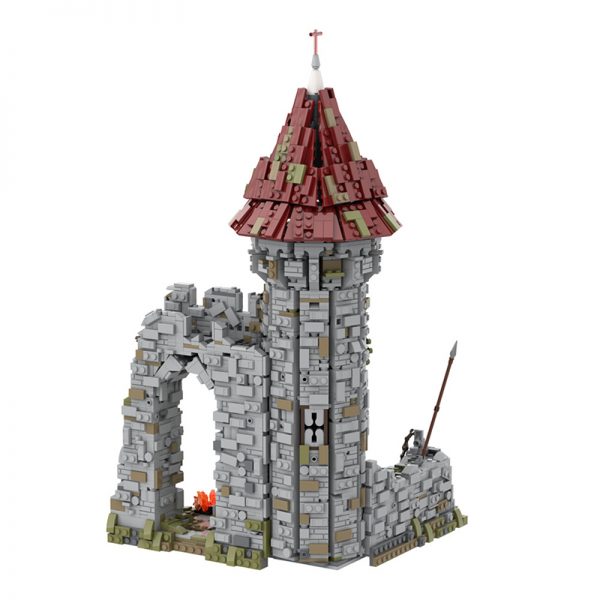 MOC 42261 Castle for the game Dark Souls Modular Building by povladimir MOC FACTORY 3 - MOULD KING