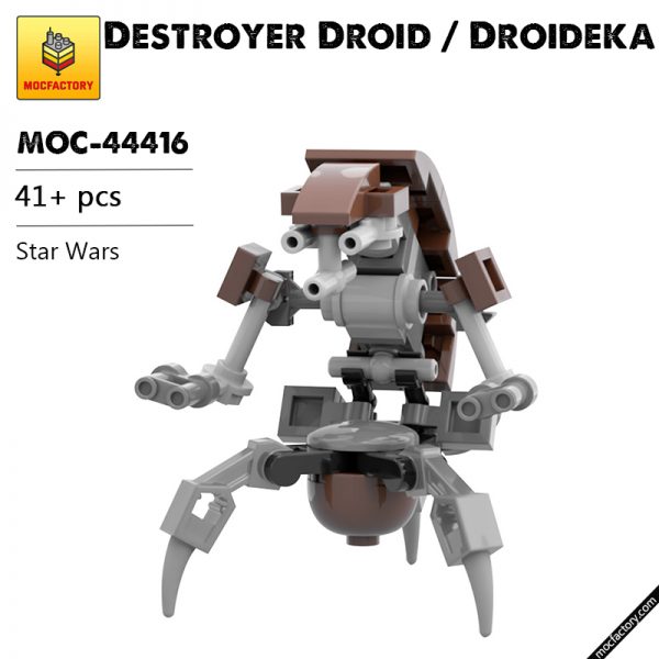MOC 44416 Destroyer Droid Droideka Star Wars by Gubi0222 MOC FACTORY - MOULD KING