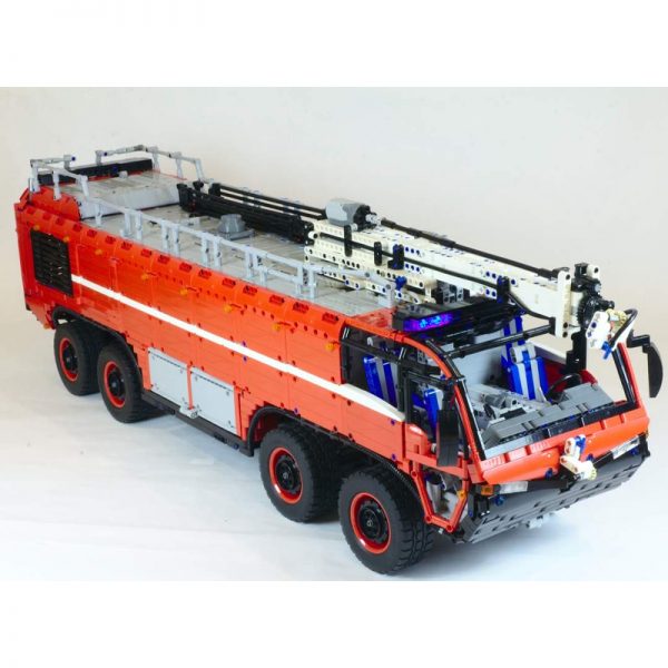 MOC 4446 Airport Crash Tender super vehicle by Lucioswitch81 MOC FACTORY - MOULD KING