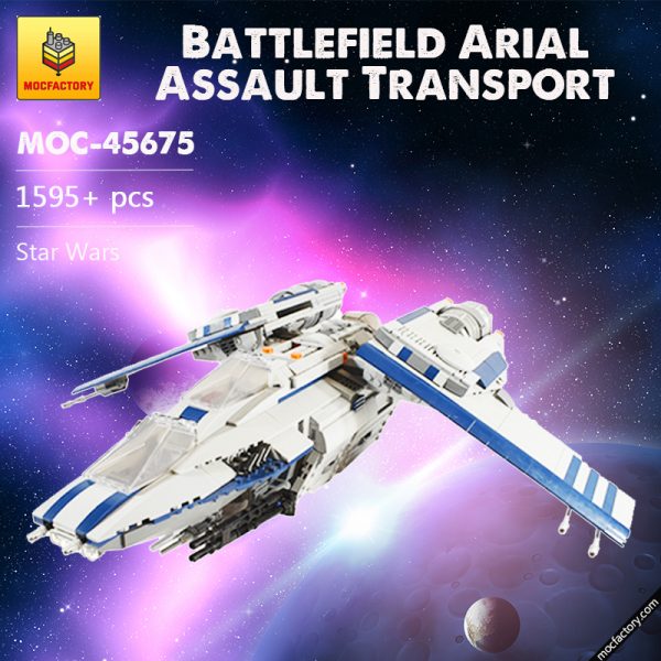 MOC 45675 Battlefield Arial Assault Transport Star Wars by Tjs Lego Room MOC FACTORY 1 - MOULD KING