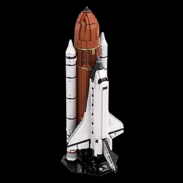 MOC 46228 Space Shuttle 1110 Scale Space by KingsKnight MOC FACTORY 3 - MOULD KING