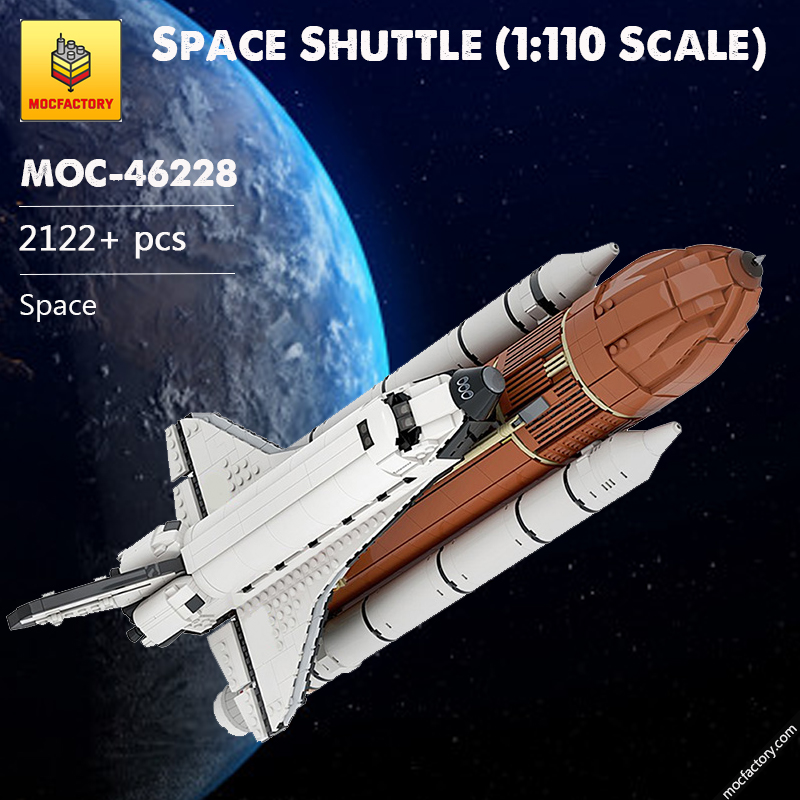 MOC-46228 Space Shuttle Space by KingsKnight MOC FACTORY | MOULD KING