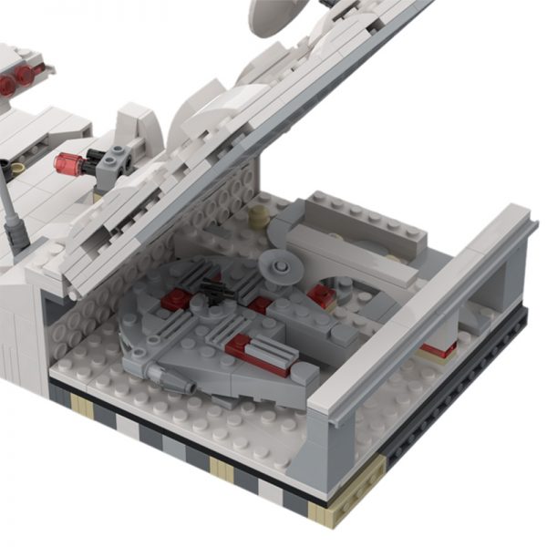 MOC 46597 Micro Hoth Kessel Run Falcon alternate build Star Wars by Brick a Brack MOC FACTORY 3 - MOULD KING