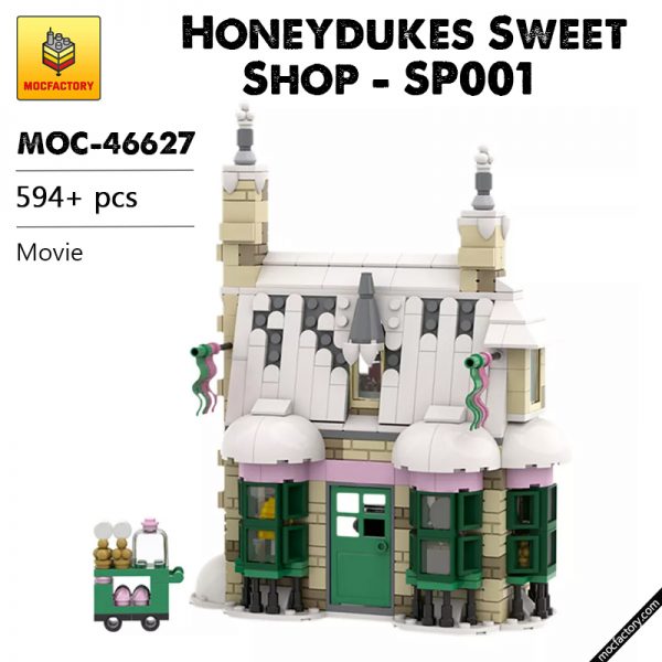MOC 46627 Honeydukes Sweet Shop SP001 Movie by ScarletPatronus MOC FACTORY - MOULD KING