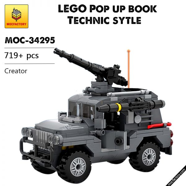 MOC 47231 Combat Jeep SWAT Team Military by MadMocs MOC FACTORY - MOULD KING