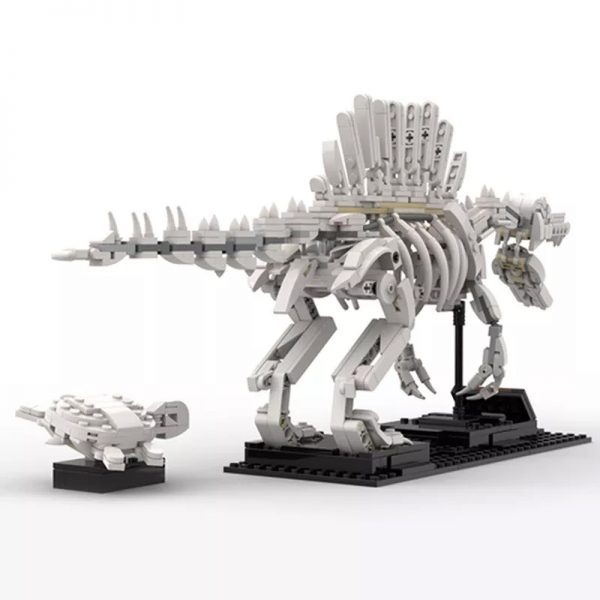 MOC 47343 Spinosaurus Skeleton Sea Turtle Alternative Build for 21320 Dinosaur Fossils Creator by S7evinDE MOC FACTORY 2 - MOULD KING