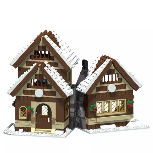 MOC 47615 Winter House Creator by MX32 MOCFACTORY 2 - MOULD KING