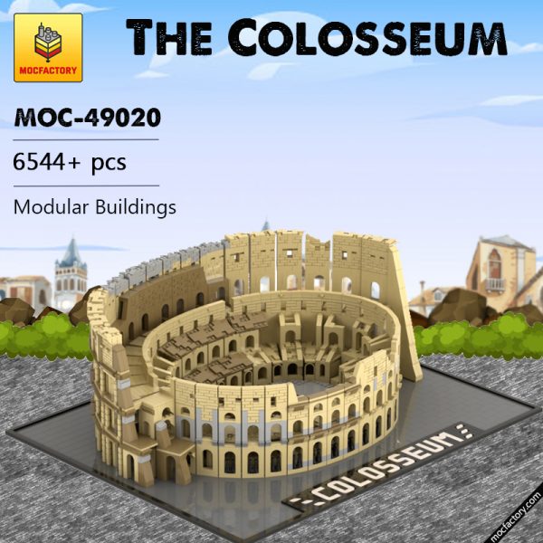 MOC 49020 The Colosseum Modular Buildings by brickgloria MOCFACTORY - MOULD KING