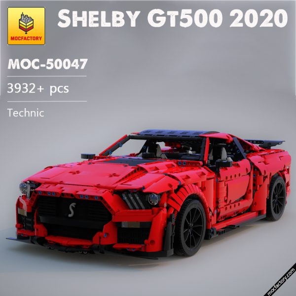 MOC 50047 Shelby Gt500 2020 Technic by HL2 MOC FACTORY - MOULD KING
