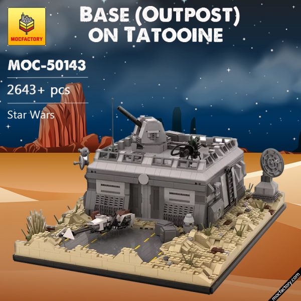 MOC 50143 LEGO MOC SW Base Outpost on Tatooine Star Wars by MOCOPOLIS MOCFACTORY - MOULD KING