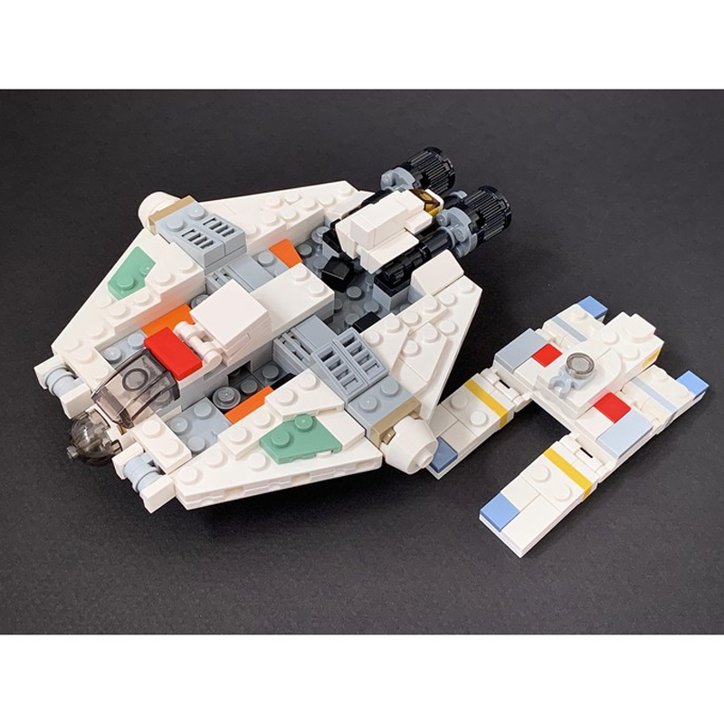 MOC-50605 Micro Ghost and Phantom Star Wars by ron_mcphatty MOC FACTORY