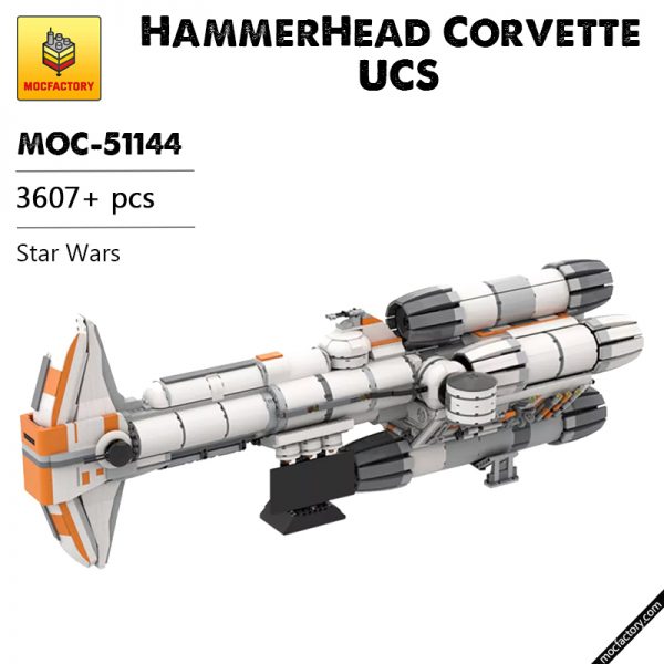 MOC 51144 HammerHead Corvette UCS Star Wars by dmarkng MOC FACTORY - MOULD KING