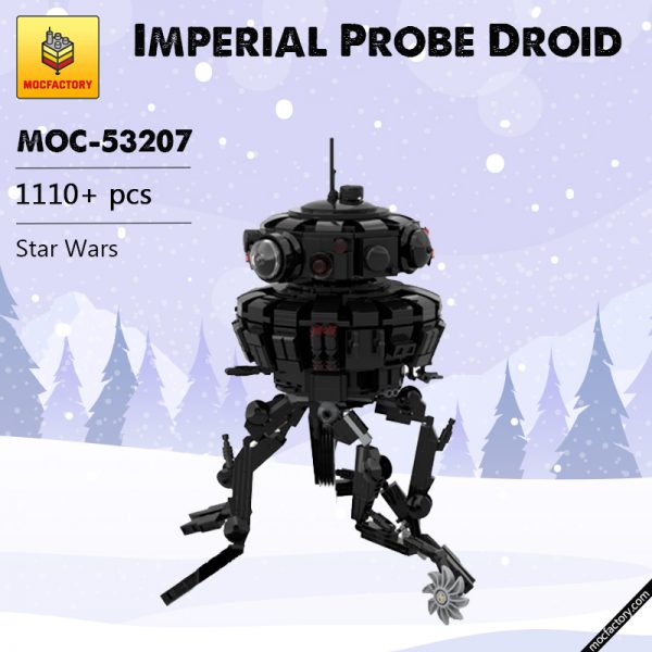MOC 53207 Imperial Probe Droid Star Wars by dmarkng MOC FACTORY - MOULD KING