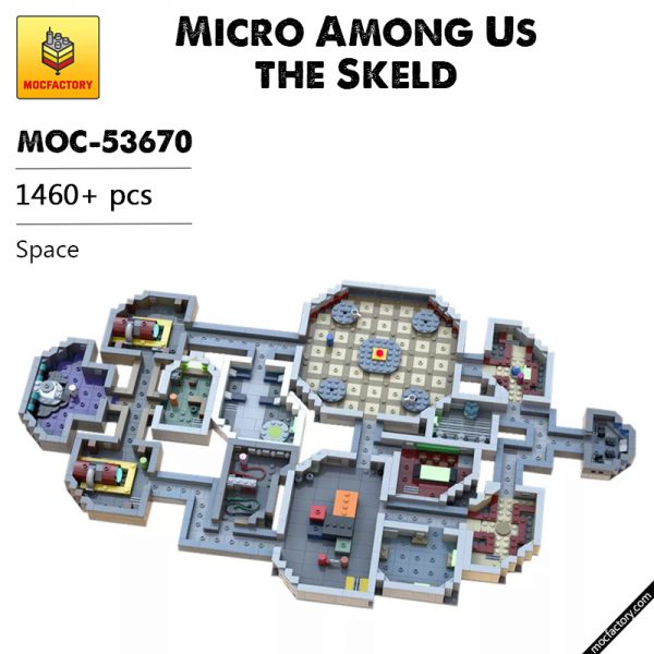 MOC 53670 Micro Among Us the Skeld Space by Bruxxy MOC FACTORY - MOULD KING