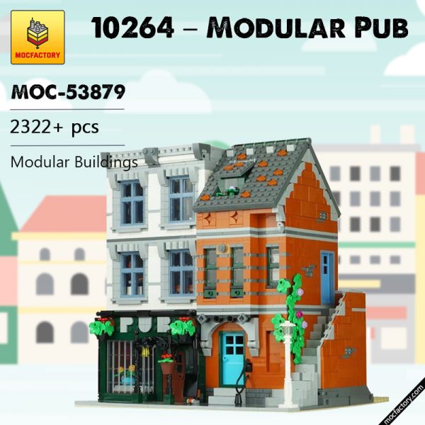 MOC 53879 10264 – Modular Pub Modular Buildings by Versteinert MOC FACTORY - MOULD KING