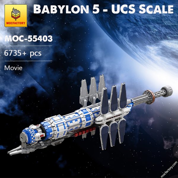 MOC 55403 Babylon 5 UCS Scale Movie by manglegrat MOC FACTORY - MOULD KING