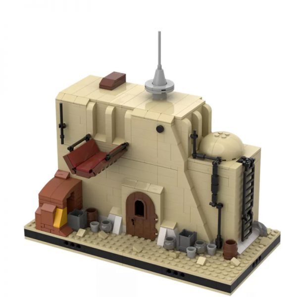 MOC 55496 Desert Junk Store 5 for a Modular Tatooine Star Wars by gabizon MOC FACTORY - MOULD KING