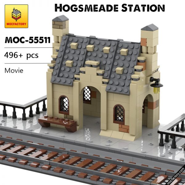MOC 55511 Hogsmeade Station Harry Potter Movie by JL.Bricks MOC FACTORY - MOULD KING