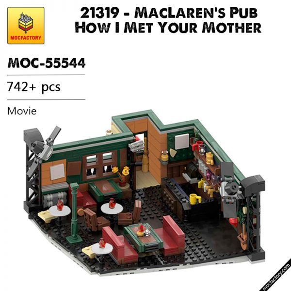 MOC 55544 21319 MacLarens Pub How I Met Your Mother Alternate Movie by febrix 1999 MOC FACTORY - MOULD KING