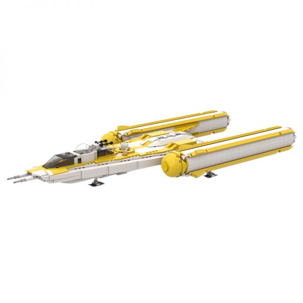 MOC 55818 Y wing Starfighter standard yellow Star Wars by starwarsfan66 MOC FACTORY 2 - MOULD KING