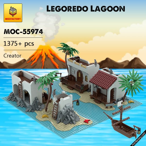 MOC 55974 Legoredo Lagoon Creator by This One Brick MOC FACTORY - MOULD KING