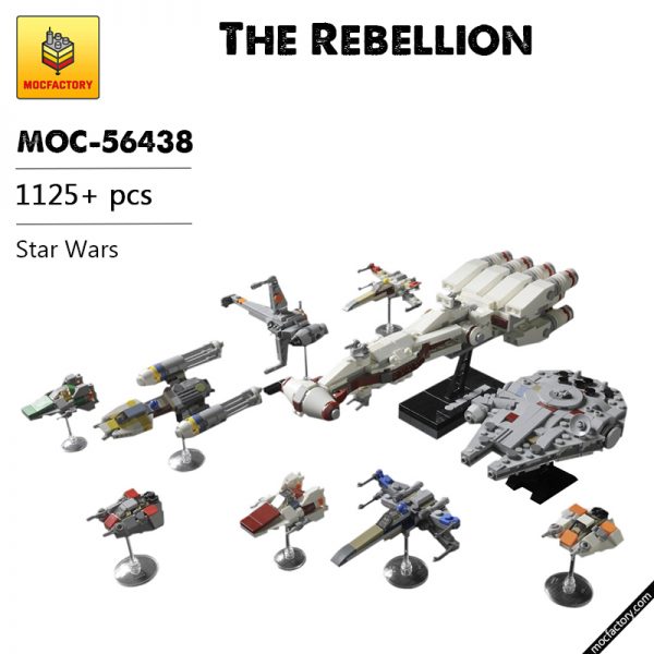 MOC 56438 The Rebellion Star Wars by onecase MOC FACTORY - MOULD KING