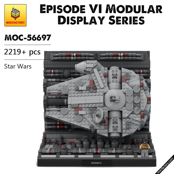 MOC 56697 Episode VI Modular Display Series Star Wars by Mon Mocma MOC FACTORY - MOULD KING