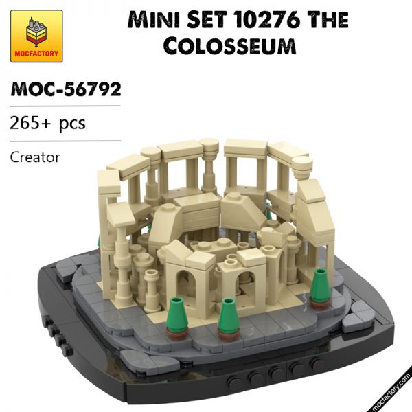 MOC 56792 Mini SET 10276 The Colosseum Creator by gabizon MOC FACTORY - MOULD KING