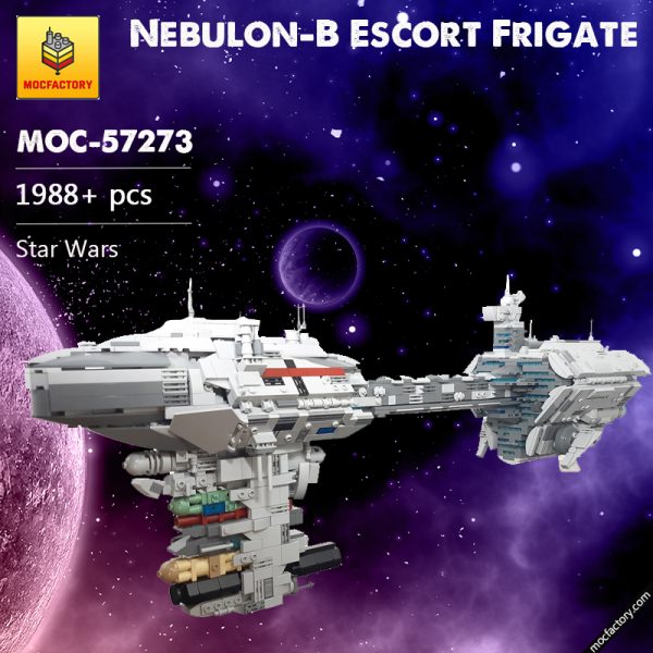MOC 57273 Nebulon B Escort Frigate Star Wars by Jedimasterels MOC FACTORY - MOULD KING