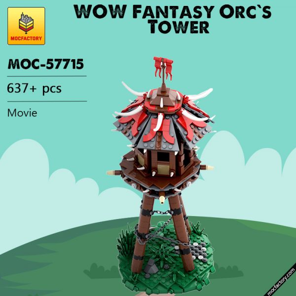 MOC 57715 WOW Fantasy Orcs Tower Movie by MOCOPOLIS MOC FACTORY - MOULD KING