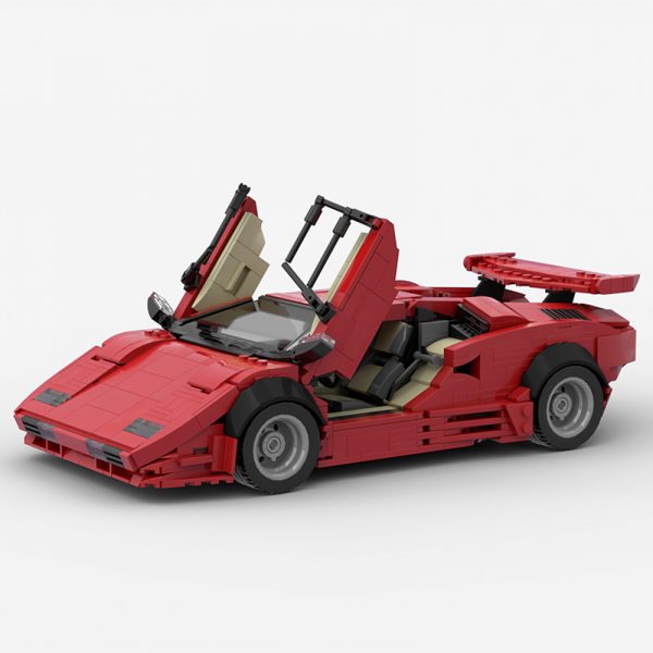 MOC 57851 Lamborghini Countach LP5000 QV Red version Technic by Rastacoco MOC FACTORY 4 - MOULD KING