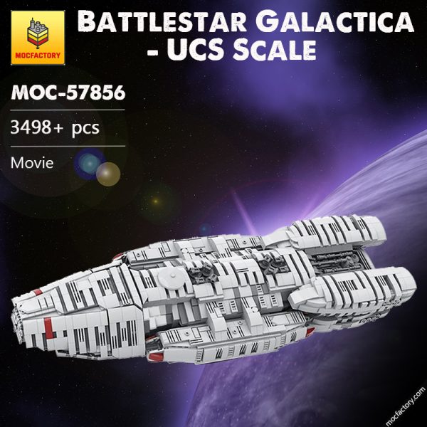 MOC 57856 Battlestar Galactica UCS Scale Movie by manglegrat MOC FACTORY - MOULD KING