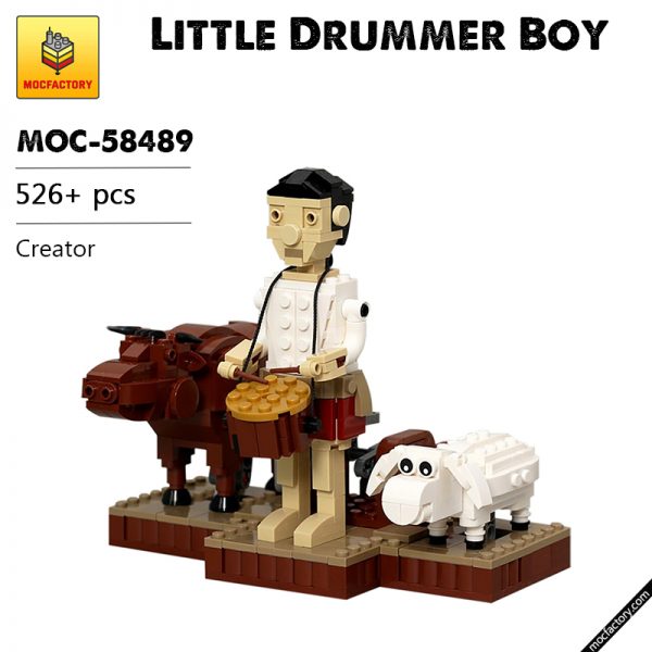 MOC 58489 Little Drummer Boy Creator by JKBrickworks MOC FACTORY - MOULD KING